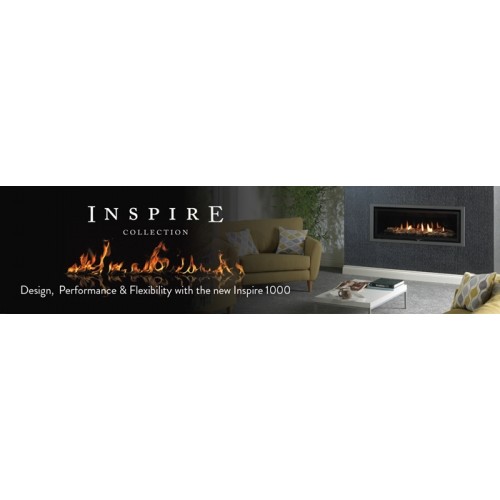 Valor Inspire 1000 gas fire Contemporary gas fire Modern Gas Fire