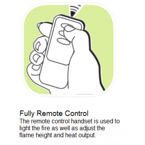 Flavel Calibre Balanced Flue Remote Controlled Gas Fire